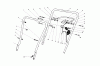 Toro 16551 - Lawnmower, 1989 (9000001-9999999) Pièces détachées HANDLE ASSEMBLY