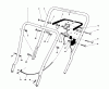 Toro 16575 - Lawnmower, 1988 (8012679-8999999) Pièces détachées HANDLE ASSEMBLY