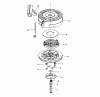Toro 16575C - Lawnmower, 1988 (8000001-8999999) Pièces détachées REWIND STARTER NO. 590621