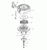 Toro 16575C - Lawnmower, 1989 (9000001-9999999) Pièces détachées REWIND STARTER NO. 590621