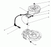 Toro 16585 - Lawnmower, 1987 (7000001-7999999) Pièces détachées FLYWHEEL & MAGNETO ASSEMBLY (MODEL NO. 47PF5 & 47PG6)