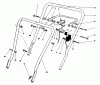 Toro 16585 - Lawnmower, 1987 (7000001-7999999) Pièces détachées HANDLE ASSEMBLY