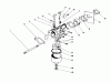 Toro 16585 - Lawnmower, 1988 (8000001-8004251) Pièces détachées CARBURETOR ASSEMBLY (MODEL NO. 47PH7)