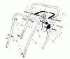Toro 16585 - Lawnmower, 1988 (8004252-8999999) Pièces détachées HANDLE ASSEMBLY