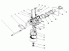 Toro 16585 - Lawnmower, 1989 (9000001-9999999) Pièces détachées CARBURETOR ASSEMBLY (MODEL NO. 47PJ8)