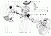 Toro 16655 - Lawnmower, 1977 (7000001-7999999) Pièces détachées GEAR CASE ASSEMBLY