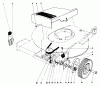 Toro 16756 - Lawnmower, 1978 (8000001-8999999) Pièces détachées FRONT WHEEL AND PIVOT ARM ASSEMBLY