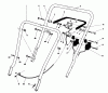 Toro 16775 - Lawnmower, 1987 (7000001-7999999) Pièces détachées HANDLE ASSEMBLY