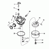 Toro 16775 - Lawnmower, 1988 (8000001-8022965) Pièces détachées CARBURETOR NO. 632098
