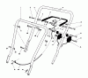 Toro 16775 - Lawnmower, 1988 (8000001-8022965) Pièces détachées HANDLE ASSEMBLY