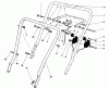 Toro 16785 - Lawnmower, 1987 (7000001-7999999) Pièces détachées HANDLE ASSEMBLY