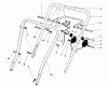 Toro 16785 - Lawnmower, 1988 (8000001-8007011) Pièces détachées HANDLE ASSEMBLY