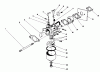 Toro 16785 - Lawnmower, 1990 (0000001-0999999) Pièces détachées CARBURETOR ASSEMBLY (MODEL NO. 47PK9)