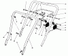 Toro 16785 - Lawnmower, 1991 (1000001-1999999) Pièces détachées HANDLE ASSEMBLY