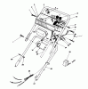Toro 16793 - Lawnmower, 1988 (8000001-8999999) Pièces détachées HANDLE ASSEMBLY
