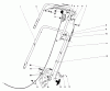Toro 16830 - Lawnmower, 1979 (9000001-9999999) Pièces détachées HANDLE ASSEMBLY (MODEL NO. 16830)