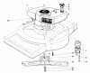 Toro 18005 - Lawnmower, 1981 (1000001-1999999) Pièces détachées ENGINE ASSEMBLY (MODEL 18005)