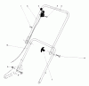 Toro 18017 - Lawnmower, 1979 (9000001-9999999) Pièces détachées HANDLE ASSEMBLY