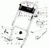 Toro 18085 - Lawnmower, 1980 (0000001-0999999) Pièces détachées HANDLE ASSEMBLY