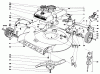 Toro 18216 - Whirlwind Lawnmower, 1970 (0000001-0999999) Pièces détachées 19" WHIRLWIND H.P. KEY-LECTRIC