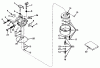 Toro 18216 - Whirlwind Lawnmower, 1970 (0000001-0999999) Pièces détachées CARBURETOR NO. 631581