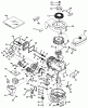 Toro 18216 - Whirlwind Lawnmower, 1970 (0000001-0999999) Pièces détachées ENGINE MODEL NO. LAV30-30455H
