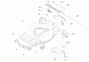 Toro 20001 - 22" Recycler Lawnmower, 2004 (240000001-240999999) Pièces détachées DECK ASSEMBLY