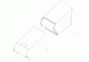 Toro 20001 - 22" Recycler Lawnmower, 2004 (240000001-240999999) Pièces détachées GRASS BAG ASSEMBLY