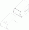 Toro 20005 - 22" Recycler Lawnmower, 2006 (260000001-260999999) Pièces détachées REAR BAG ASSEMBLY