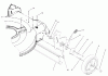 Toro 20009 - 22" Recycler Lawnmower, 2002 (220000001-220999999) Pièces détachées REAR AXLE AND WHEEL ASSEMBLY