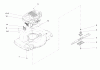 Toro 20009 - 22" Recycler Lawnmower, 2004 (240000001-240999999) Pièces détachées ENGINE AND BLADE ASSEMBLY