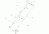 Toro 20009 - 22" Recycler Lawnmower, 2004 (240000001-240999999) Pièces détachées HANDLE ASSEMBLY