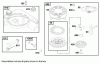 Toro 20010 (R-21P) - Recycler Mower, R-21P, 2000 (200000001-200999999) Pièces détachées FUEL TANK AND STARTER ASSEMBLY, ENGINE BRIGGS & STRATTON MODEL 12H802-1767-E1