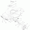 Toro 20013 - 22" Recycler Lawnmower, 2005 (250000001-250999999) Pièces détachées FRONT AXLE AND WHEEL ASSEMBLY