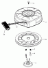 Toro 20013 - 22" Recycler Lawnmower, 2005 (250000001-250999999) Pièces détachées RECOIL STARTER ASSEMBLY NO. 590739 TECUMSEH NO. LV195EA-362003B
