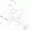 Toro 20013 - 22" Recycler Lawnmower, 2006 (260000001-260999999) Pièces détachées FRONT AXLE AND WHEEL ASSEMBLY
