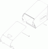 Toro 20013 - 22" Recycler Lawnmower, 2006 (260000001-260999999) Pièces détachées REAR BAG ASSEMBLY
