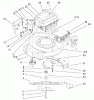 Toro 20021 (R-21S1B) - Recycler Mower, R-21S1B, 2001 (210000001-210999999) Pièces détachées ENGINE ASSEMBLY