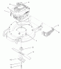 Toro 20033 - Super Recycler Mower, 2002 (220000001-220999999) Pièces détachées ENGINE AND BLADE ASSEMBLY