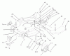 Toro 20038 - Super Recycler Mower with Bag, 2003 (230000001-230999999) Pièces détachées HOUSING AND WHEEL ASSEMBLY