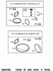 Toro 20041 - 22" Recycler Lawnmower, 2005 (250000001-250999999) Pièces détachées CARBURETOR OVERHAUL KIT ASSEMBLY BRIGGS AND STRATTON 125K05-0186-E1