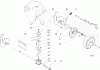 Toro 20041 - 22" Recycler Lawnmower, 2005 (250000001-250999999) Pièces détachées REAR AXLE AND TRANSMISSION ASSEMBLY