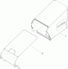 Toro 20041 - 22" Recycler Lawnmower, 2005 (250000001-250999999) Pièces détachées REAR BAG ASSEMBLY