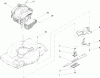 Toro 20049 - 22" Recycler Lawnmower, 2005 (250000001-250999999) Pièces détachées ENGINE AND BLADE ASSEMBLY