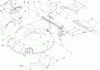 Toro 20053 - Super Recycler Lawn Mower, 2006 (260000001-260999999) Pièces détachées HOUSING ASSEMBLY