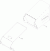 Toro 20056 - Super Recycler Lawn Mower, 2007 (270000001-270999999) Pièces détachées GRASS BAG ASSEMBLY