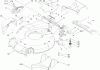 Toro 20056 - Super Recycler Lawn Mower, 2007 (270000001-270999999) Pièces détachées HOUSING ASSEMBLY