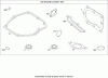 Toro 20065 - 22" Recycler Lawn Mower, 2007 (270000001-270999999) Pièces détachées ENGINE GASKET SET BRIGGS AND STRATTON 126T02-0139-B1