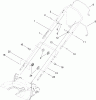 Toro 20065 - 22" Recycler Lawn Mower, 2007 (270000001-270999999) Pièces détachées HANDLE ASSEMBLY