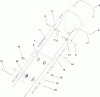 Toro 20069 - 22" Recycler Lawn Mower, 2007 (270000001-270999999) Pièces détachées HANDLE ASSEMBLY